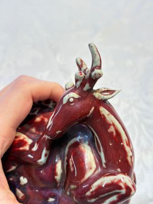 A Chinese flambé-glazed deer, 18/19th C. — photo 7
