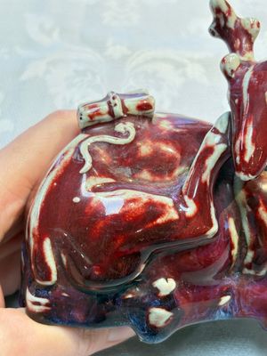 A Chinese flambé-glazed deer, 18/19th C. — photo 10