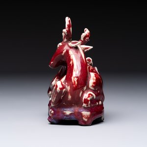 A Chinese flambé-glazed deer, 18/19th C. — photo 3