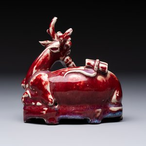 A Chinese flambé-glazed deer, 18/19th C. — photo 4