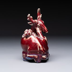 A Chinese flambé-glazed deer, 18/19th C. — photo 5