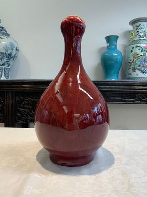 A Chinese flambé-glazed garlic-mouth vase, Qianlong mark, 19/20th C. — photo 5