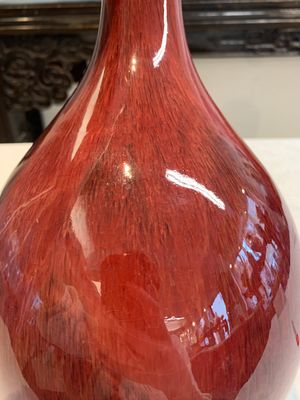 A Chinese flambé-glazed garlic-mouth vase, Qianlong mark, 19/20th C. — photo 9