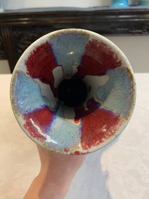 A Chinese flambé-glazed ge-type-ground bottle vase, 19th C. — foto 6