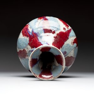 A Chinese flambé-glazed ge-type-ground bottle vase, 19th C. — foto 5