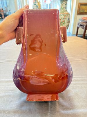 A Chinese flambé-glazed 'hu' vase, 18th C. — 照片 4