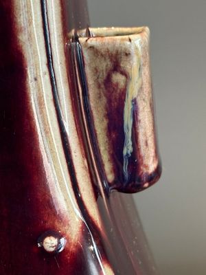 A Chinese flambé-glazed 'hu' vase, 19th C. — photo 7