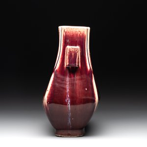 A Chinese flambé-glazed 'hu' vase, 19th C. — photo 3