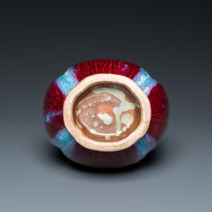 A Chinese flambé-glazed 'hu' vase, Qianlong mark, 19/20th C. — 照片 6