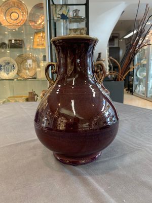 A Chinese flambé-glazed 'hu' vase, Qianlong mark, 20th C. — photo 3