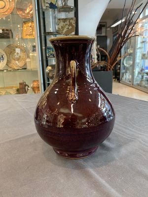 A Chinese flambé-glazed 'hu' vase, Qianlong mark, 20th C. — photo 4