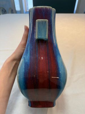 A Chinese flambé-glazed 'hu' vase, Qianlong mark and of the period — photo 2