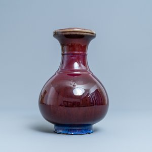 A Chinese flambé-glazed 'lotus pod-mouth' vase, 18/19th C. — photo 5