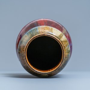 A Chinese flambé-glazed pear-shaped vase, 19th C. — 照片 5
