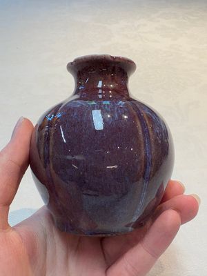 A Chinese flambé-glazed 'pomegranate' vase, 18/19th C. — photo 4