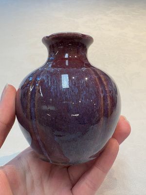 A Chinese flambé-glazed 'pomegranate' vase, 18/19th C. — photo 5