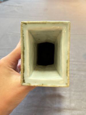 A Chinese flambé-glazed rectangular vase, Republic — photo 5