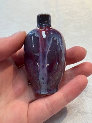 A Chinese flambé-glazed snuff bottle, 18/19th C. — photo 3