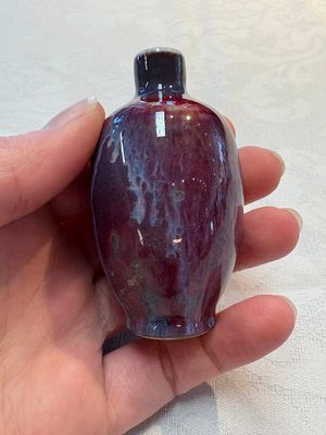 A Chinese flambé-glazed snuff bottle, 18/19th C. — photo 4