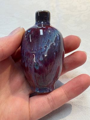 A Chinese flambé-glazed snuff bottle, 18/19th C. — photo 6