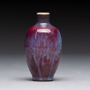 A Chinese flambé-glazed snuff bottle, 18/19th C. — photo 4