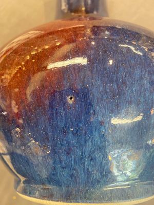 A Chinese flambé-glazed vase, 18/19th C. — photo 5