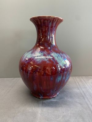 A Chinese flambé-glazed vase, 18/19th C. — photo 2