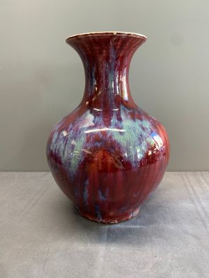 A Chinese flambé-glazed vase, 18/19th C. — photo 4