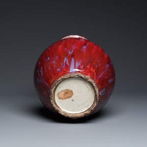 A Chinese flambé-glazed vase, 18/19th C. — photo 6