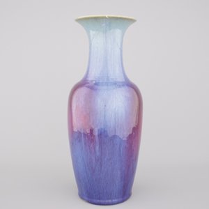 A Chinese flambe glazed vase, 19th C. — 照片 2