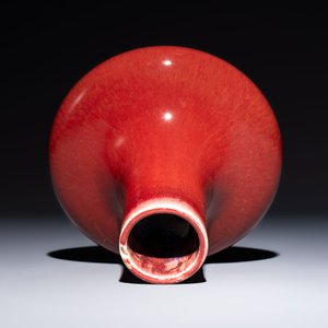 A Chinese flambé-glazed vase of compressed form, 19th C. — foto 5