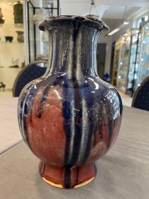 A Chinese flambé-glazed vase, Qianlong mark, 18/19th C. — foto 3