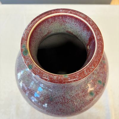 A Chinese flambé-glazed vase — photo 10