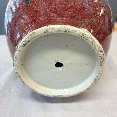 A Chinese flambé-glazed vase — photo 11