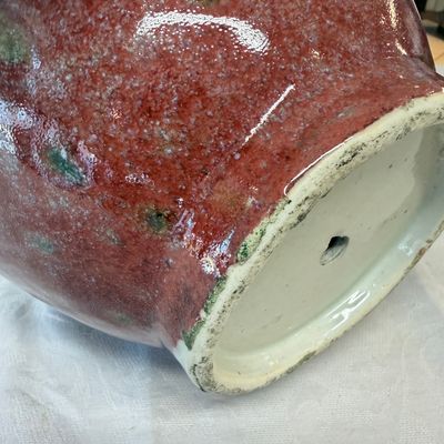 A Chinese flambé-glazed vase — photo 12
