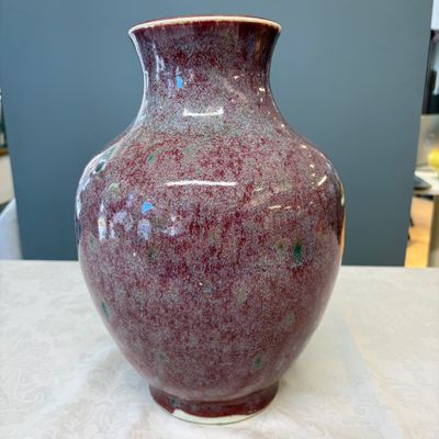 A Chinese flambé-glazed vase — photo 3