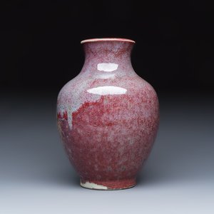 A Chinese flambé-glazed vase — photo 2