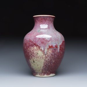 A Chinese flambé-glazed vase — photo 5