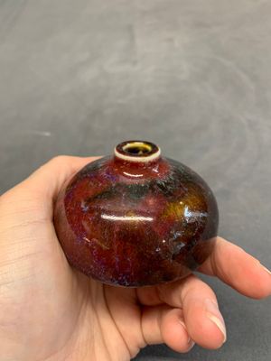 A Chinese flambé-glazed water pot, Ju Shun Mei Yu Tang Zhi 聚順美玉堂製 mark, 19th C. — photo 2