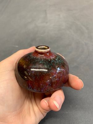 A Chinese flambé-glazed water pot, Ju Shun Mei Yu Tang Zhi 聚順美玉堂製 mark, 19th C. — photo 4