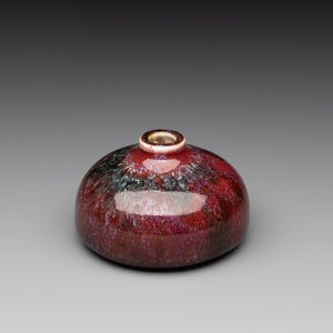 A Chinese flambé-glazed water pot, Ju Shun Mei Yu Tang Zhi 聚順美玉堂製 mark, 19th C. — photo 1