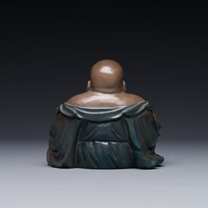 A Chinese Foochow or Fuzhou lacquer Buddha on stand, ca. 1900 — photo 4