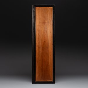 A Chinese four-part folding screen with iron-red-decorated porcelain plaques, 19/20th C. — photo 5