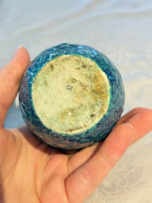 A Chinese fruit-shaped robin's egg-glazed water dropper, 19th C. — photo 10