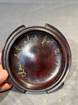 A Chinese ge-type censer with wooden stand and cover, Qianlong — foto 19