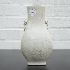 A Chinese ge-type crackle porcelain vase, 18/19th C. — foto 9