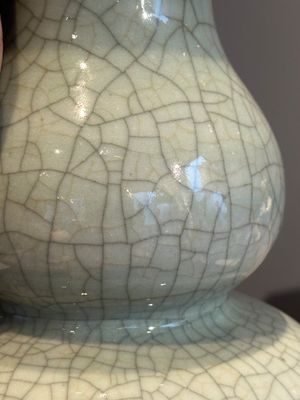 A Chinese ge-type double gourd vase, 19th C. — photo 6