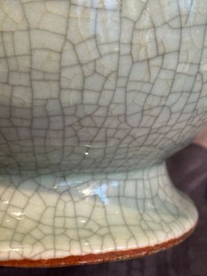 A Chinese ge-type double gourd vase, 19th C. — photo 8