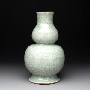 A Chinese ge-type double gourd vase, 19th C. — photo 4