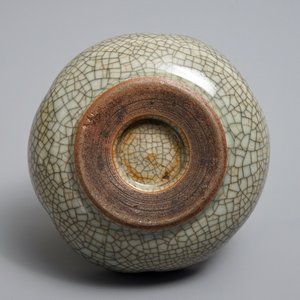 A Chinese ge-type flower-shaped brush washer, 18/19th C. — 照片 7